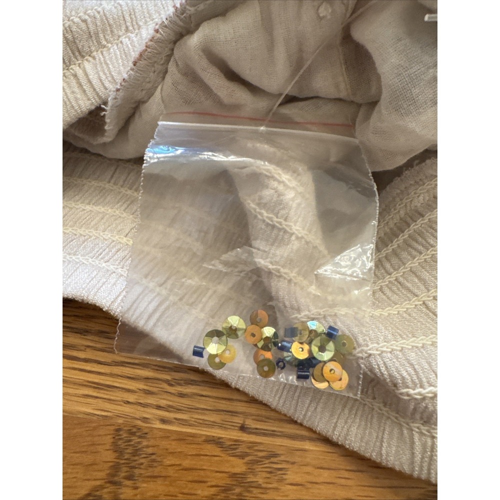 Soft Surroundings Small Boho Colorful Embellished Sequin Maxi Skirt Earthy NWOT - Picture 4 of 9